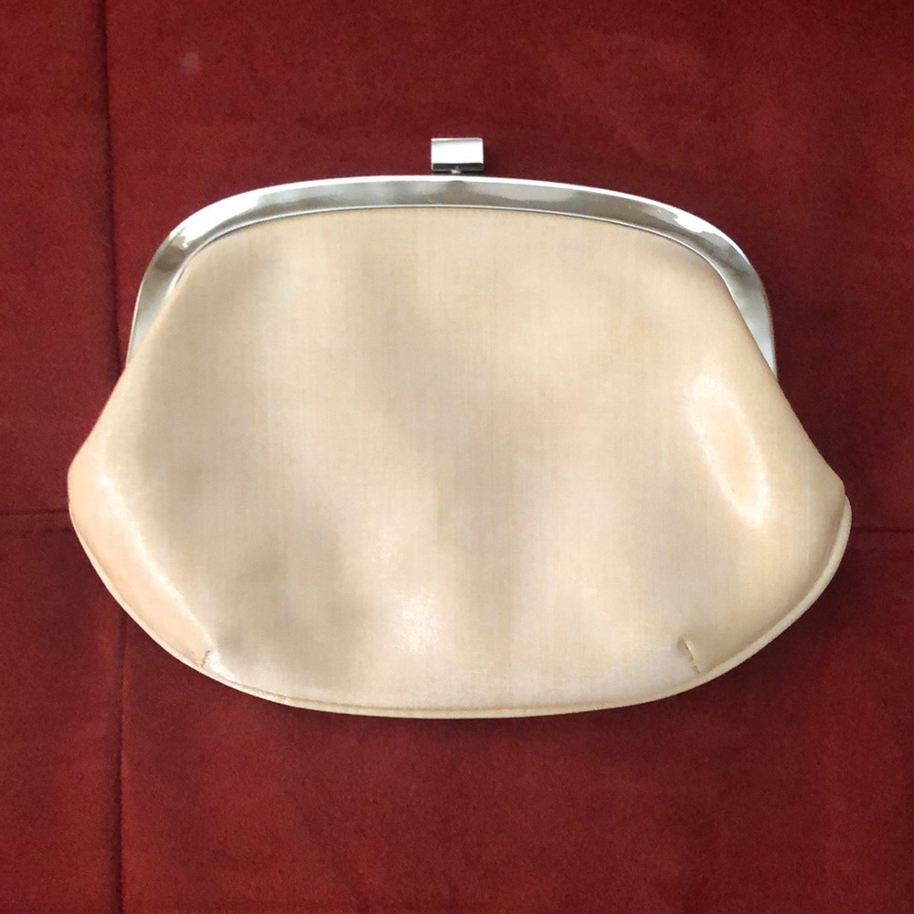 Satin clutch purse